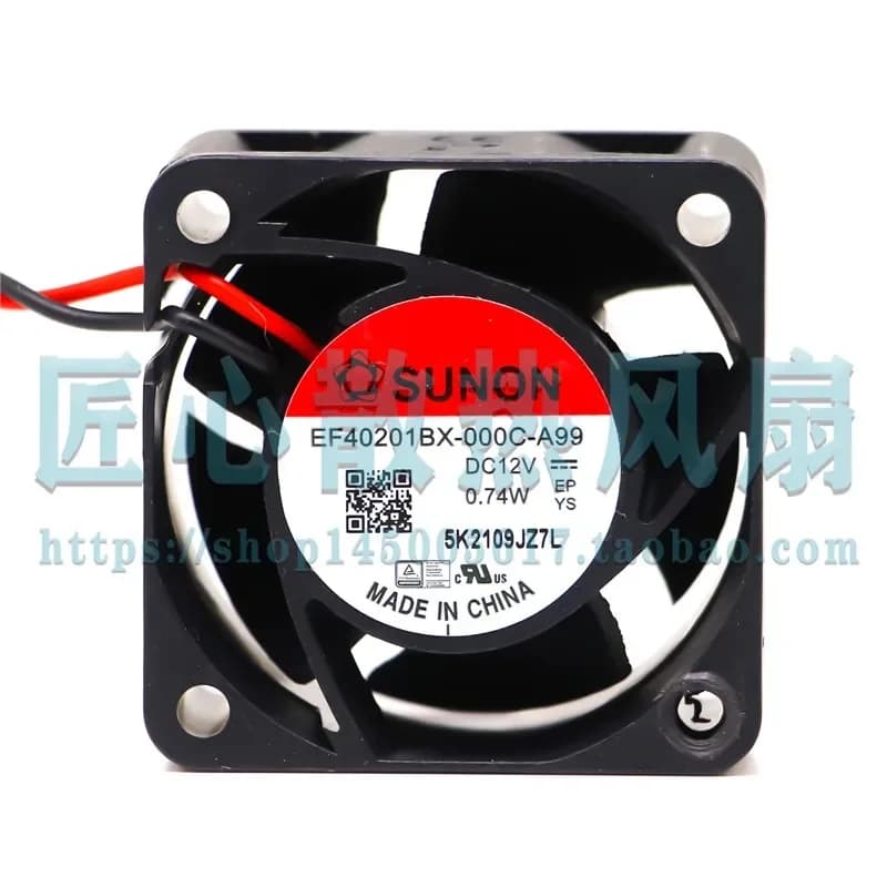 Original built-in EF40201BX-000C-A99 12V 0.74W 40x40x20mm 4cm Fan for Electronic Devices