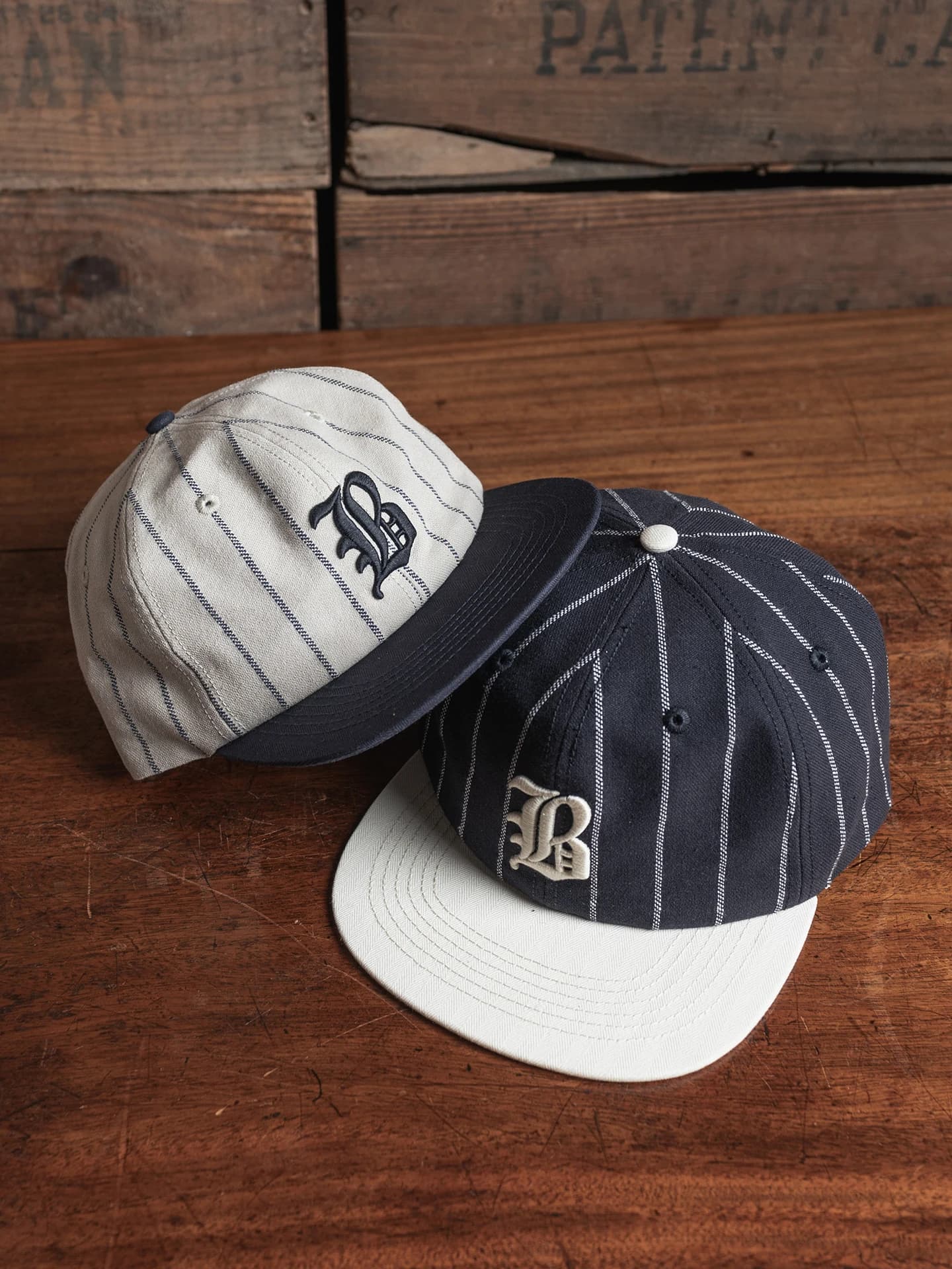 Adjustable Size Bronson Baseball Cap Coca-Cola Stripe Short Flat Brim Duckbill Cap American Retro Cotton Hat for Men And Women