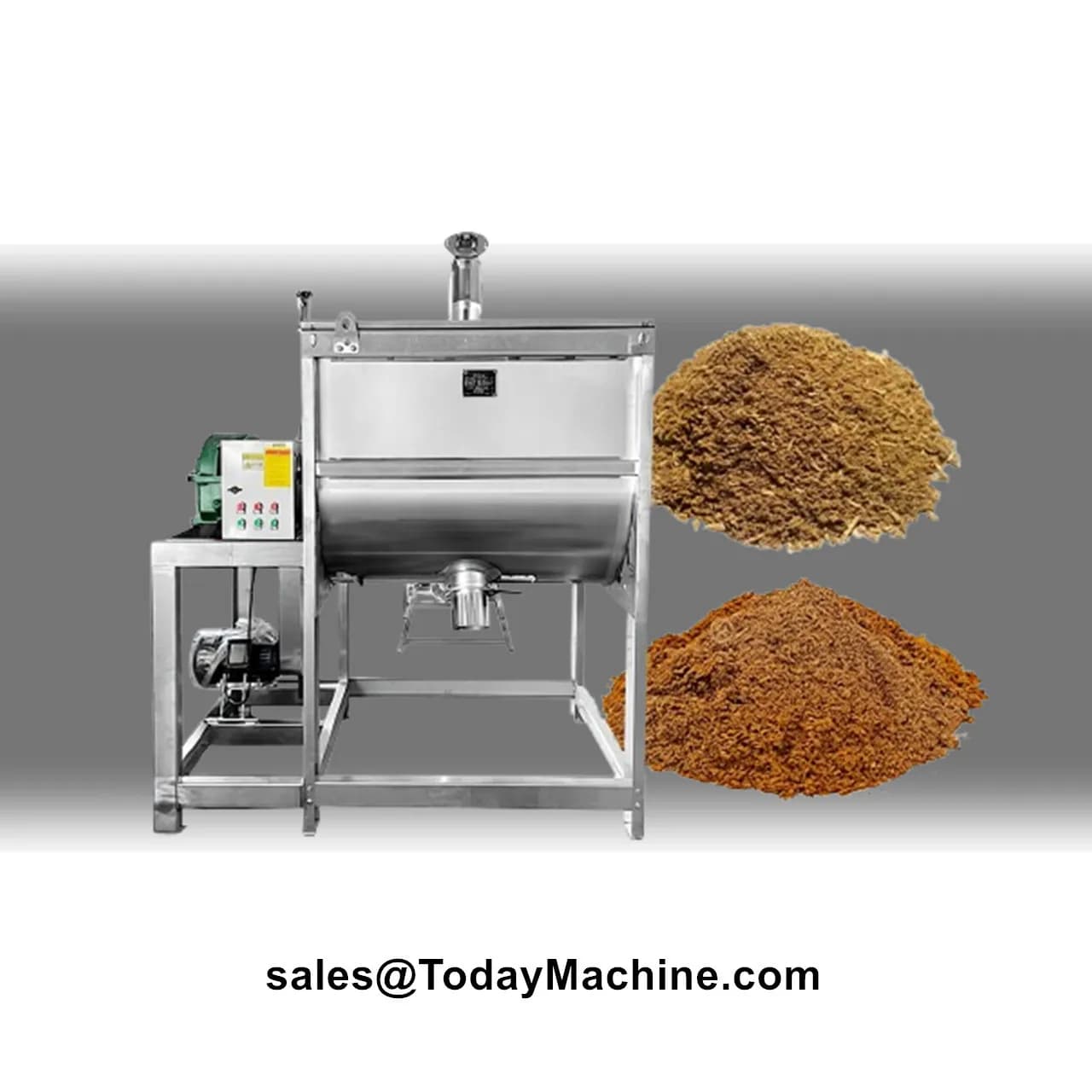 Horizontal Screw Ribbon Blender Powder Spices Flour Coffee Protein Mixer Machine
