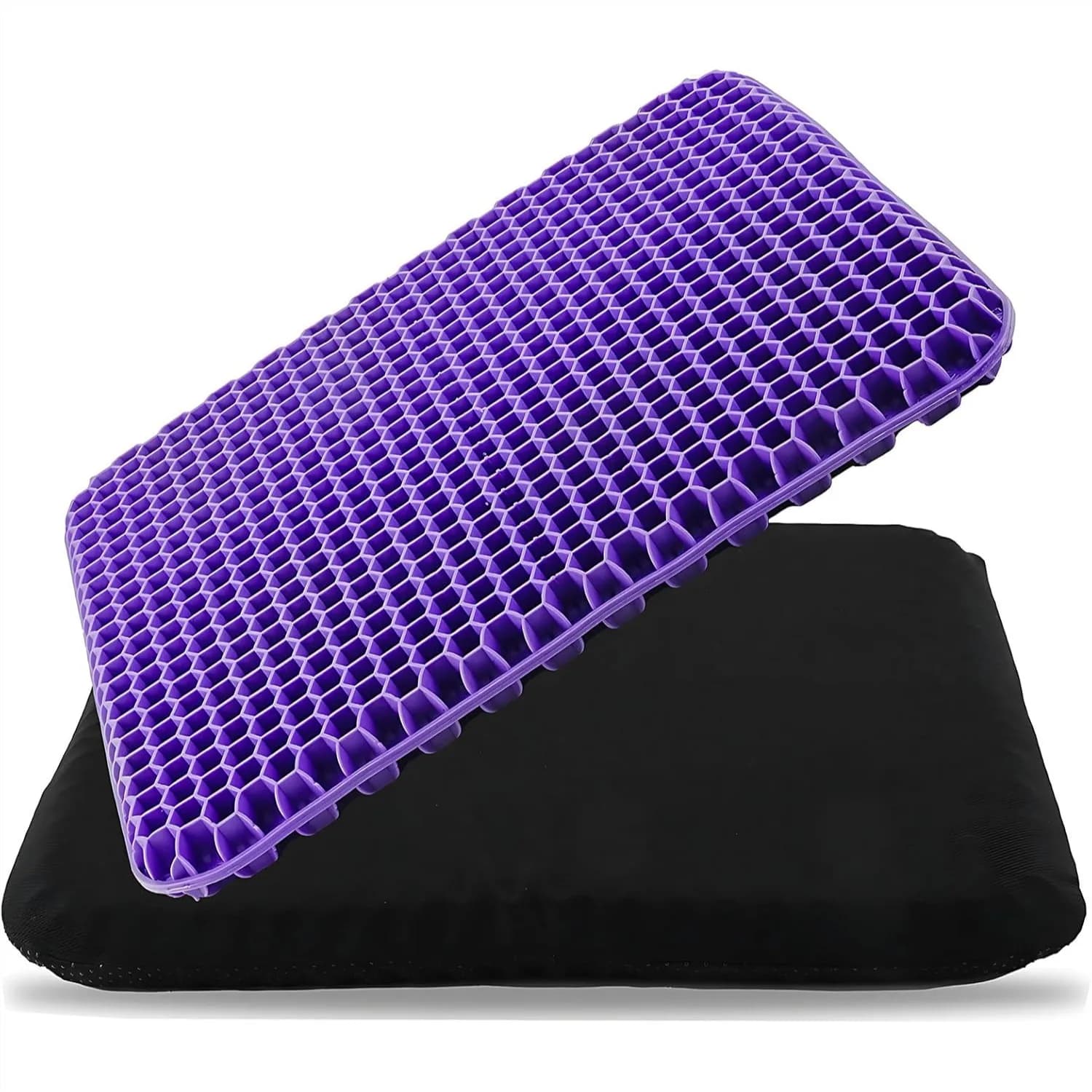Cuscino in Gel per Sedute Prolungate, Supporto Ergonomico per il Sollievo dal Dolore al Coccige e alla Schiena, Imbottitura per Sedia da Ufficio