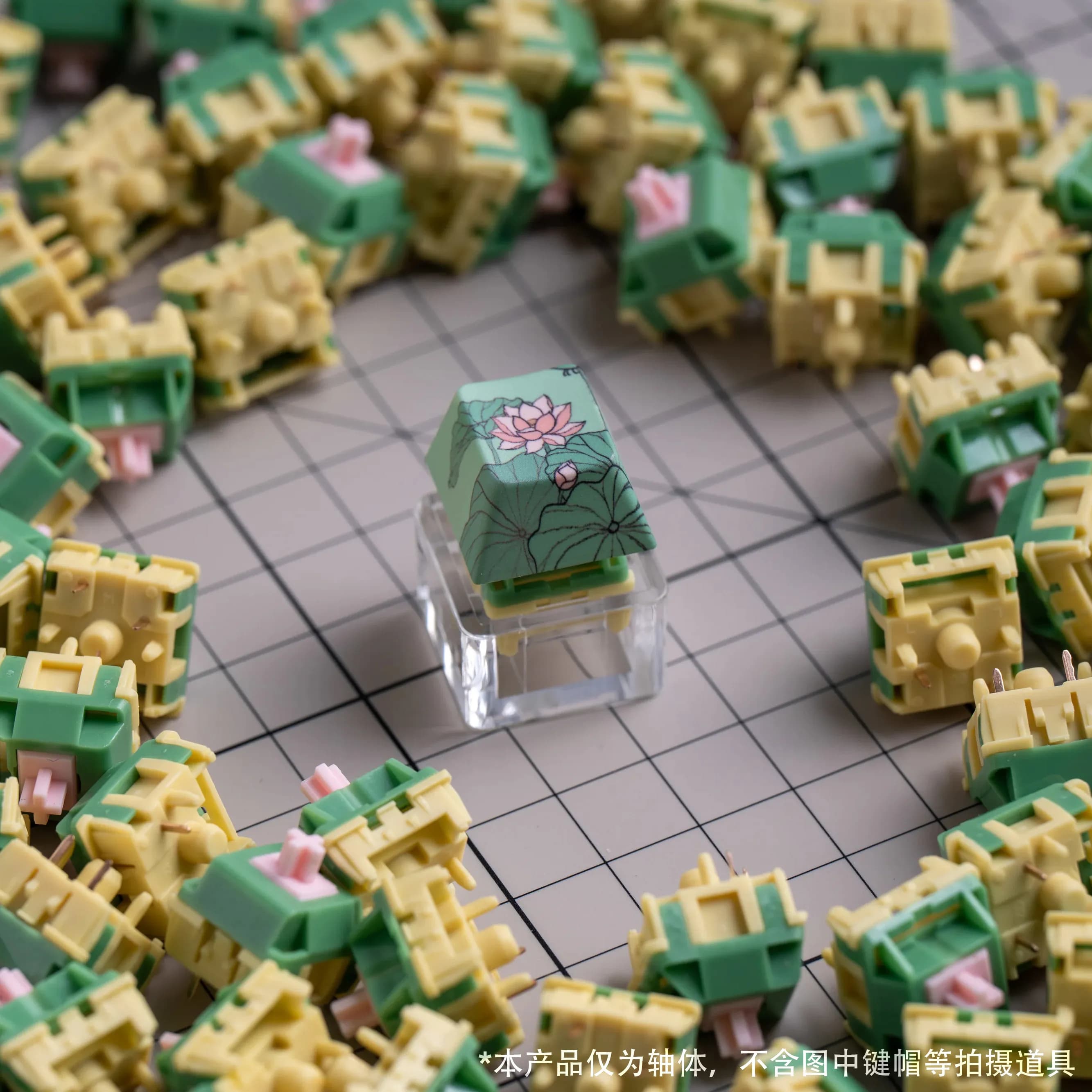 HMX × WJBY Lab Lotus Switch R4 Switch Meccanico Lineare per Tastiera DIY 22mm Monostadio