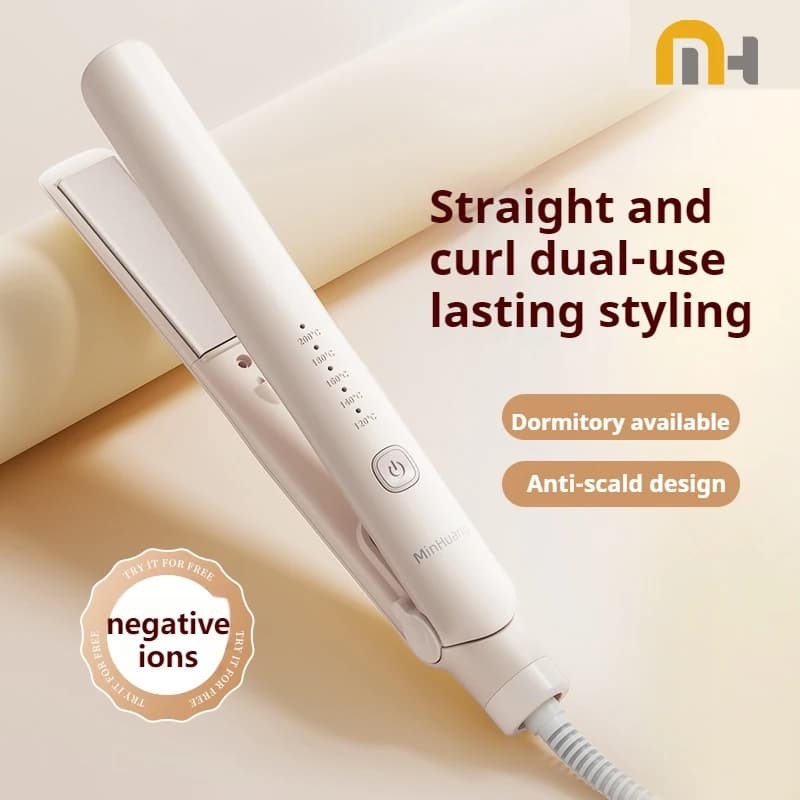 Mini Iron for Hair Hair Straightener Hair and Curtain 2 in 1 Portable Iron Constant temperature