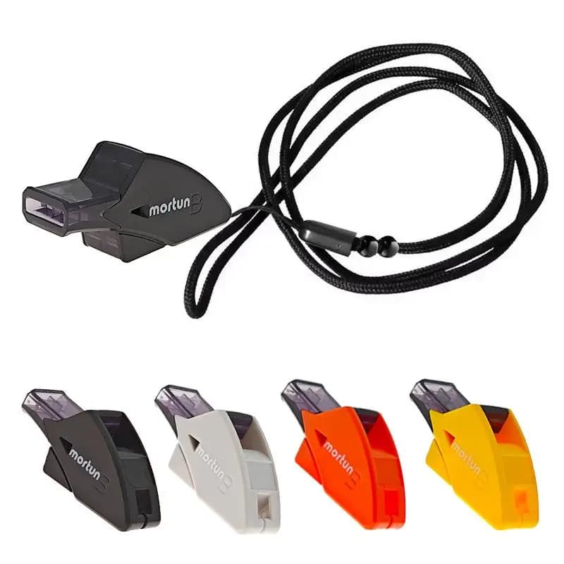 (BF06)Professional Basketball/Football Referee Whistle With Lanyard Finger Clip For Sports Equipment For Coaches And Referees