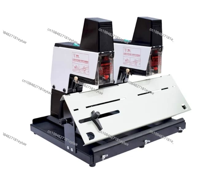 Cucitrice per ufficio di fabbrica RAYSON ST-1000TS Cucitrice elettrica a sella a doppia testa Cucitrice per carichi pesanti