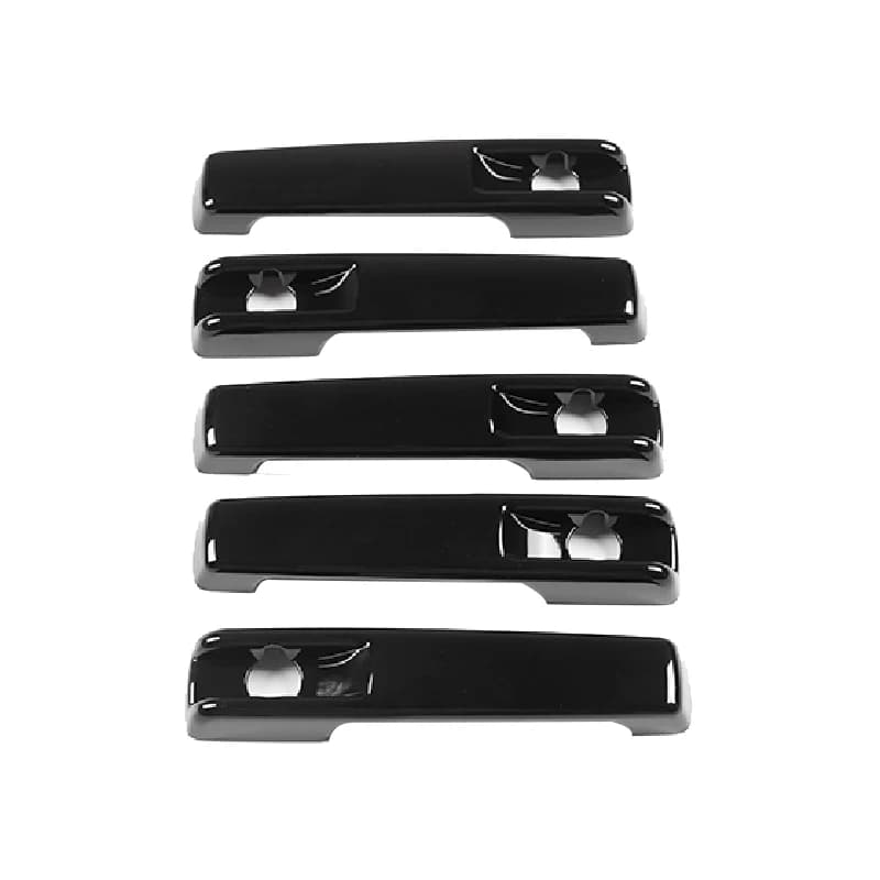Rivestimento della protezione della maniglia della porta esterna esterna nera lucida per Mercedes Benz classe G W461 W463 G55 G63 G500 2001-2021