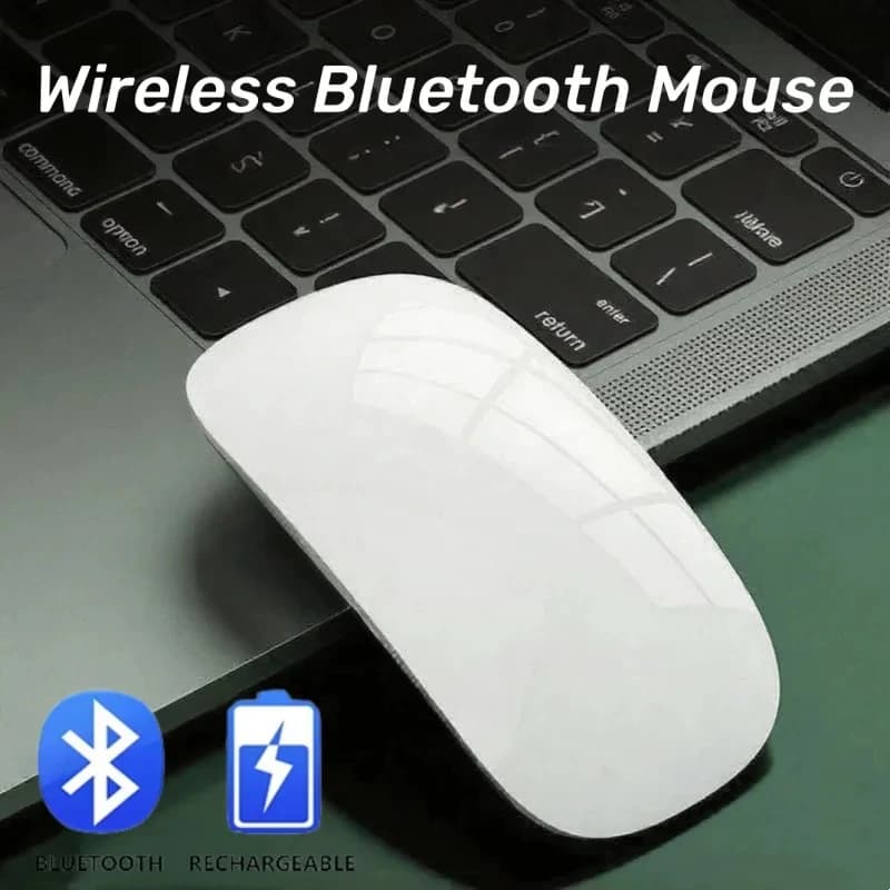 Ultra Thin Bluetooth Mouse Wireless Ultra-thin Rechargeable Silent Multi Arc Touch Mice Magic Mouse For Laptop iPad Mac PC MacBo