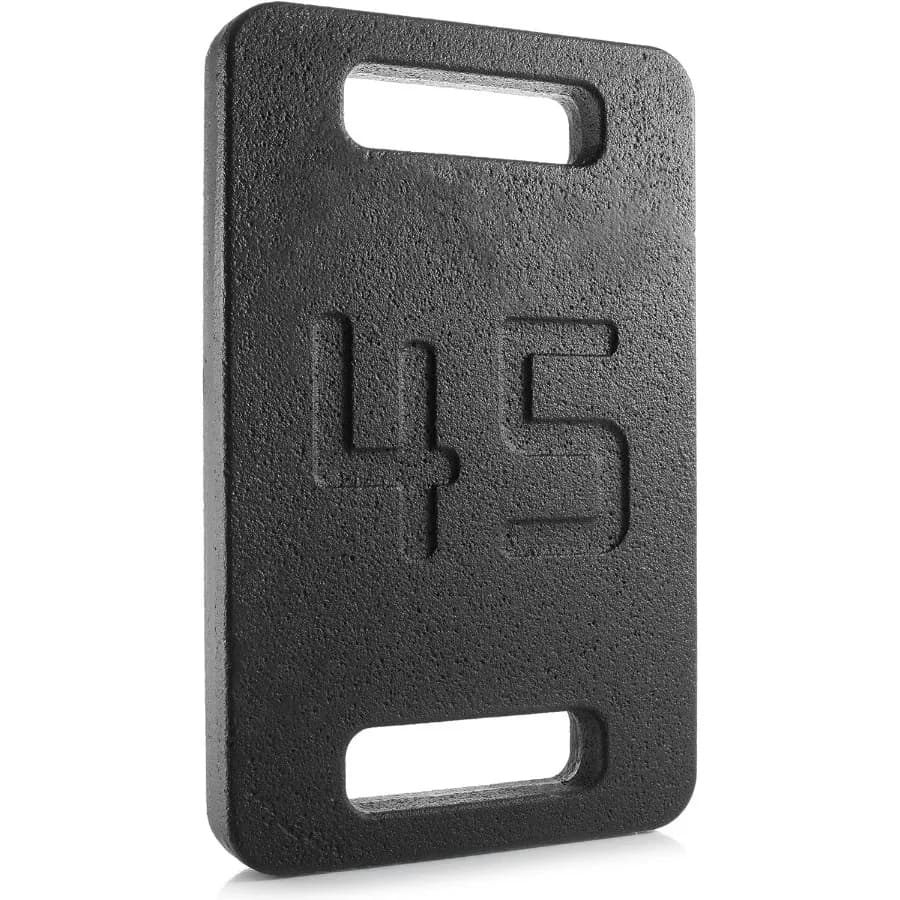 Cast iron weight - Weighted fitness plate with handle