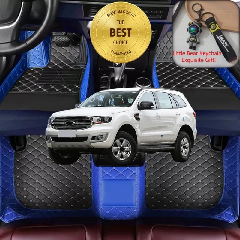 Personalized Car Car Mats for Ford Everest T6/P703/U268/U375, Luxury Car Accessories, Auto Car Carpets for Left/ Right Guide