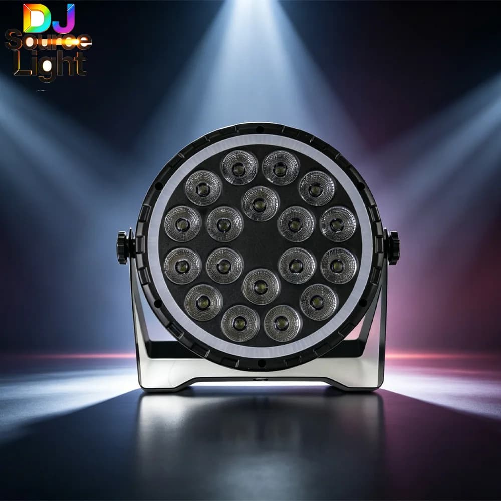 18x LED 4*1W + 30x LED RGBIC 5050 (4-in-1) con effetto alone; ideale per applicazioni di illuminazione per DJ, KTV e palcoscenici