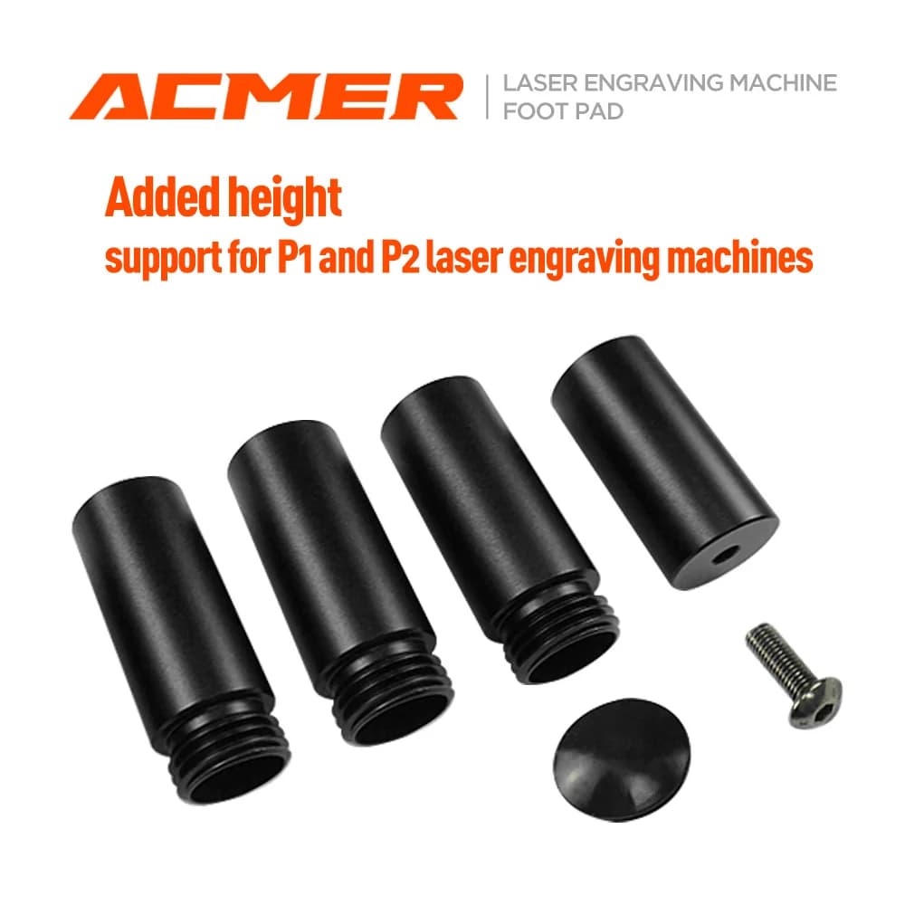 Expansion kit for column laser engraving, metal riser set for Y P1 10W P2 33W axis rotation module