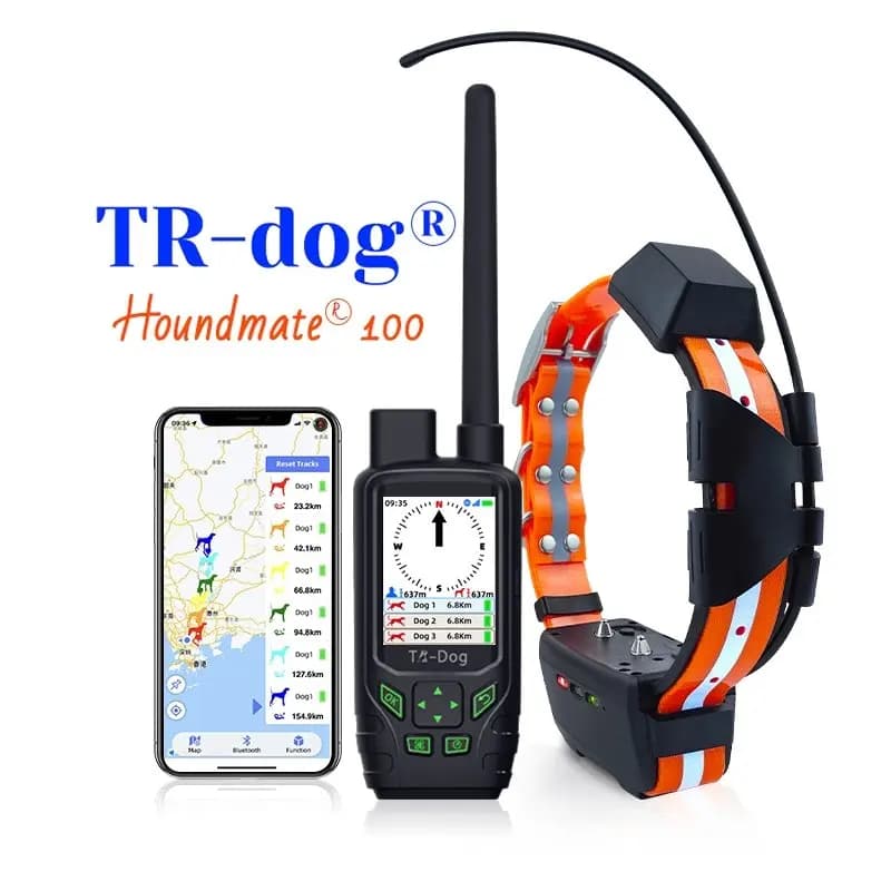 Sistema GPS 4G di localizzazione in tempo reale di vendita caldo per cani da caccia Collare elettronico per localizzazione di cani IPX7 impermeabile con funzione di addestramento