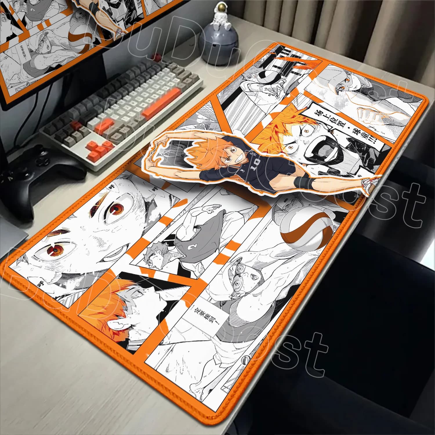 Carpet for Mouse Anime Haikyuu Grande Mousepad in Rubber Play Mat for Laptop Desk XXL Anti-slip for Computer Keyboard Office