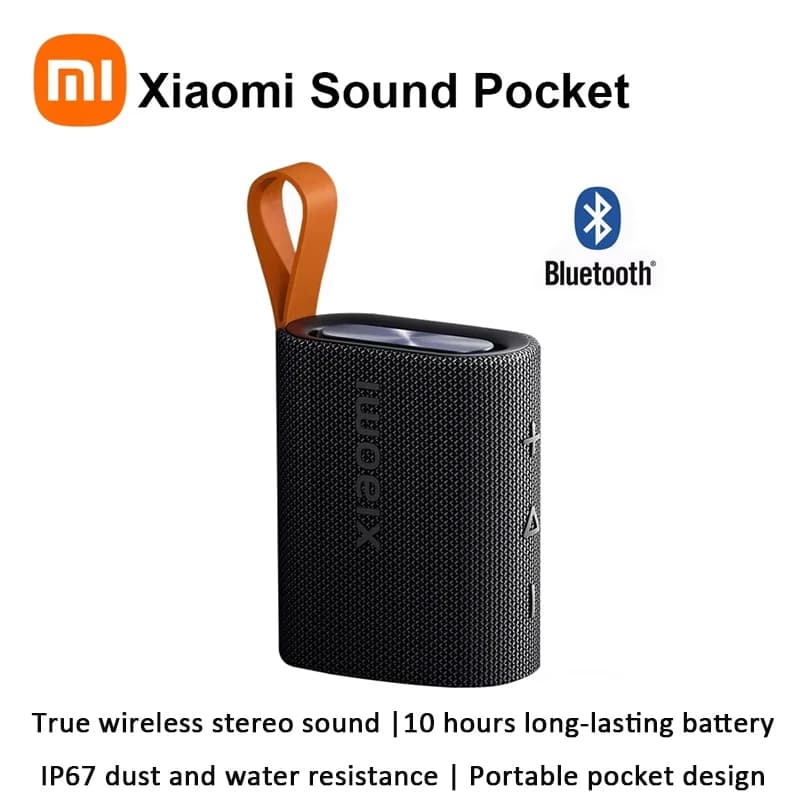 NUOVO Xiaomi Sound Pocket IP67 5.4 Bluetooth TWS Stereo Combo 1000mAh 10 ore Ultra-lunga durata della batteria Microfono Altoparlante portatile