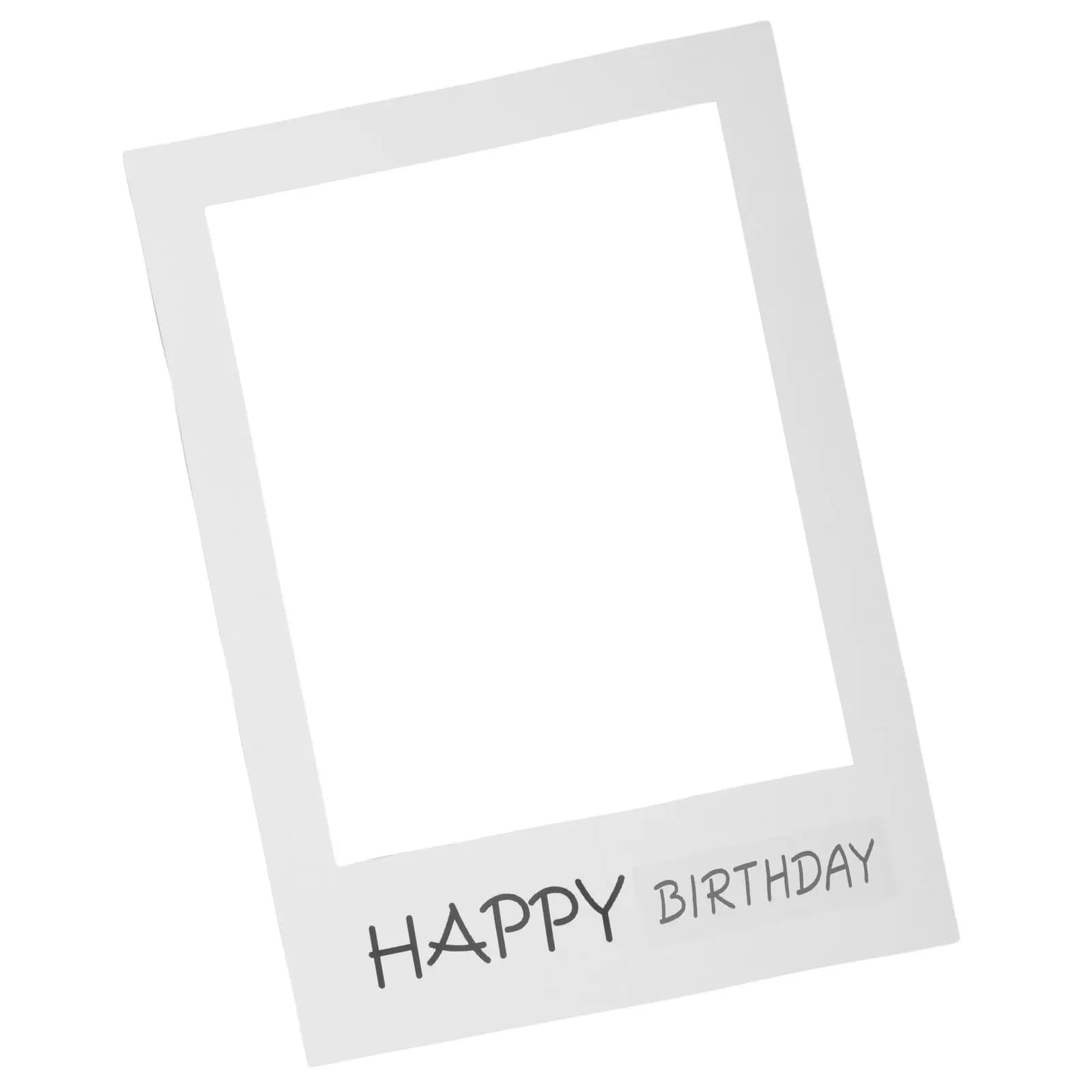 Birthday Paper Picture Frame Cutouts Premium Photo Props Lightweight for DIY Party Moments Picture Cutouts Cutout Photo Props
