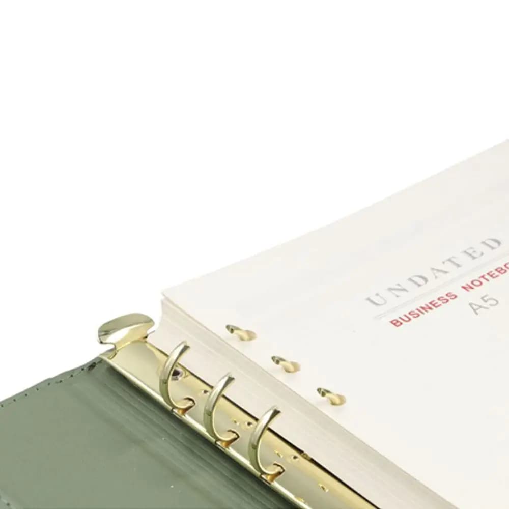 Diario Agenda Planner A5 A6 Raccoglitore Notebook Diario Blocco note Copertina di carta Organizzatore Blocco note a fogli mobili Pelle PU Prendendo appunti