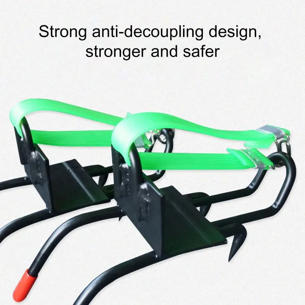Gancio per il piede con coulisse elastica Punte per arrampicata sugli alberi Strumento per arrampicata sugli alberi Scarpe da arrampicata affilate Antiscivolo Arrampicata sugli alberi Gatti Zampa di fissaggio C