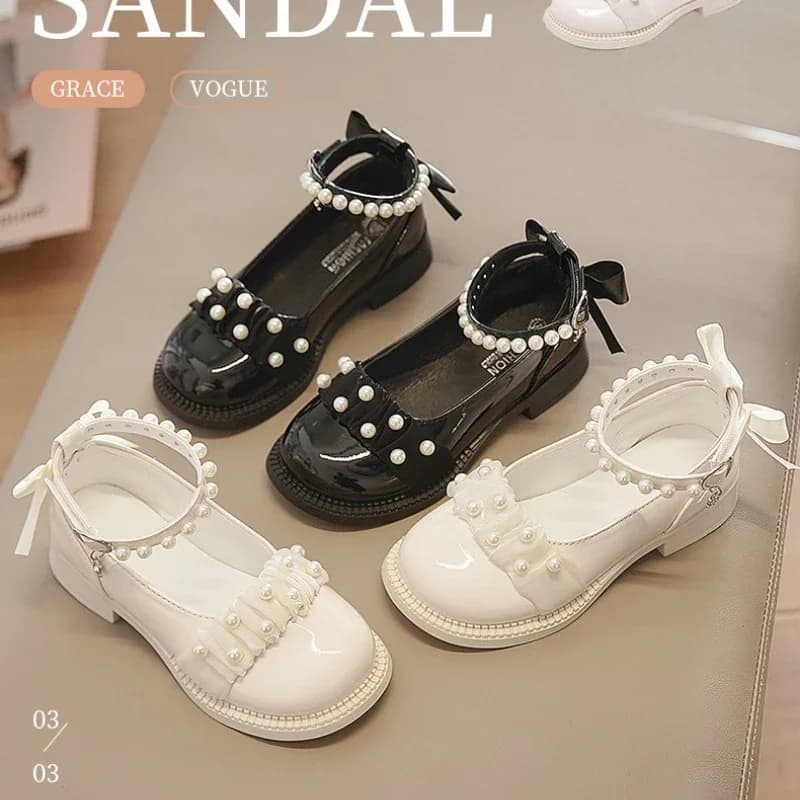 New Spring Autumn Kids Soft-Soled Princess Shoes Children Mary Jane Flats Girls Single Strap Student Shoes Loafers Casual Shoes