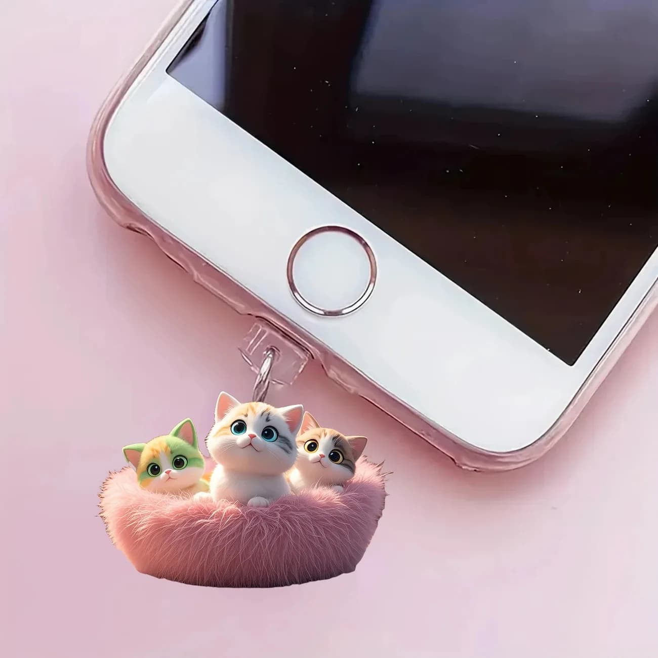 Dustproof Type-C Durable and Cute, Dust Cover for iPhone, Mobile Devices and Android Phones
