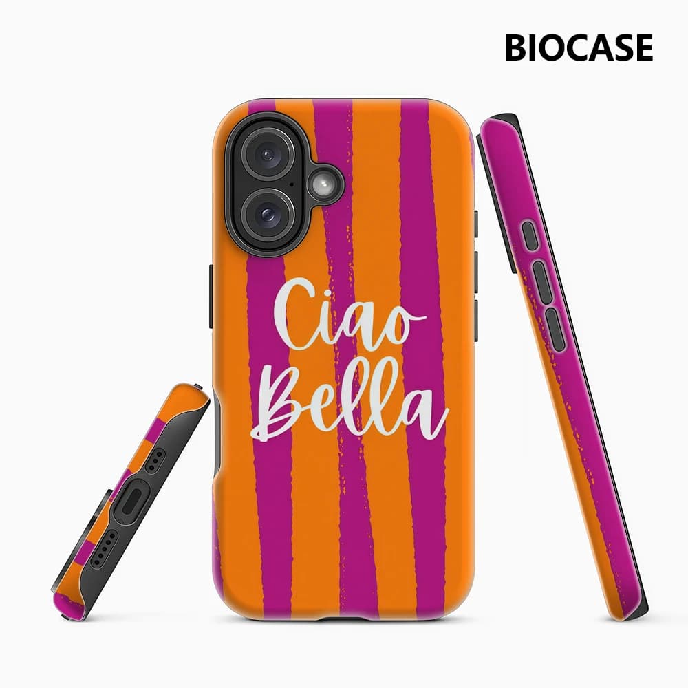 Ciao Stripes Custodia Magnetica per iPhone 17 16 15 14 13 Pro Max Plus, Custodia Robusta Monostrato o Doppio Strato