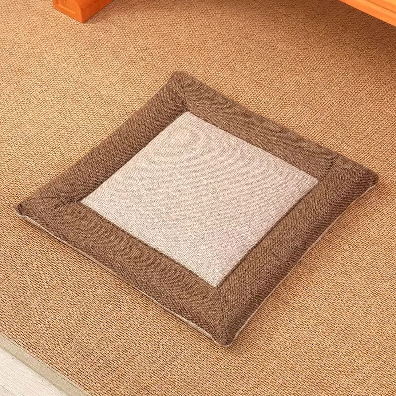 Thickened Cotton Linen Zafu Floor Cushion Japanese Style round Window Tatami Mat Floor Sitting Zen Meditation Pad