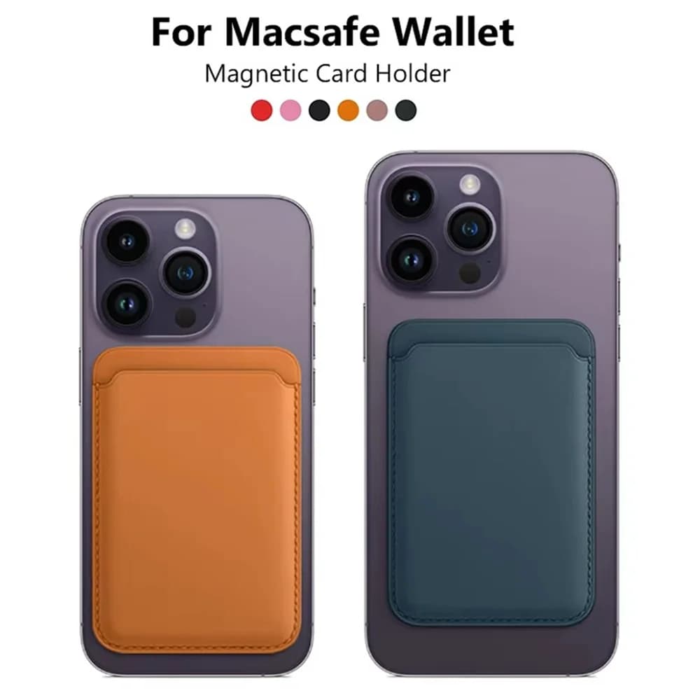Luxury Magnetic PU Leather Wallet Phone Case With Card Holder & Kickstand, Shockproof Protective Cover For iPhone 14 15 Pro Max