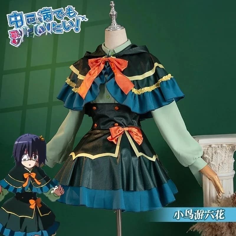 2026 new Anime Love Chunibyo cosplay costume wig adult woman skirts uniform suit Halloween Carnival Suit