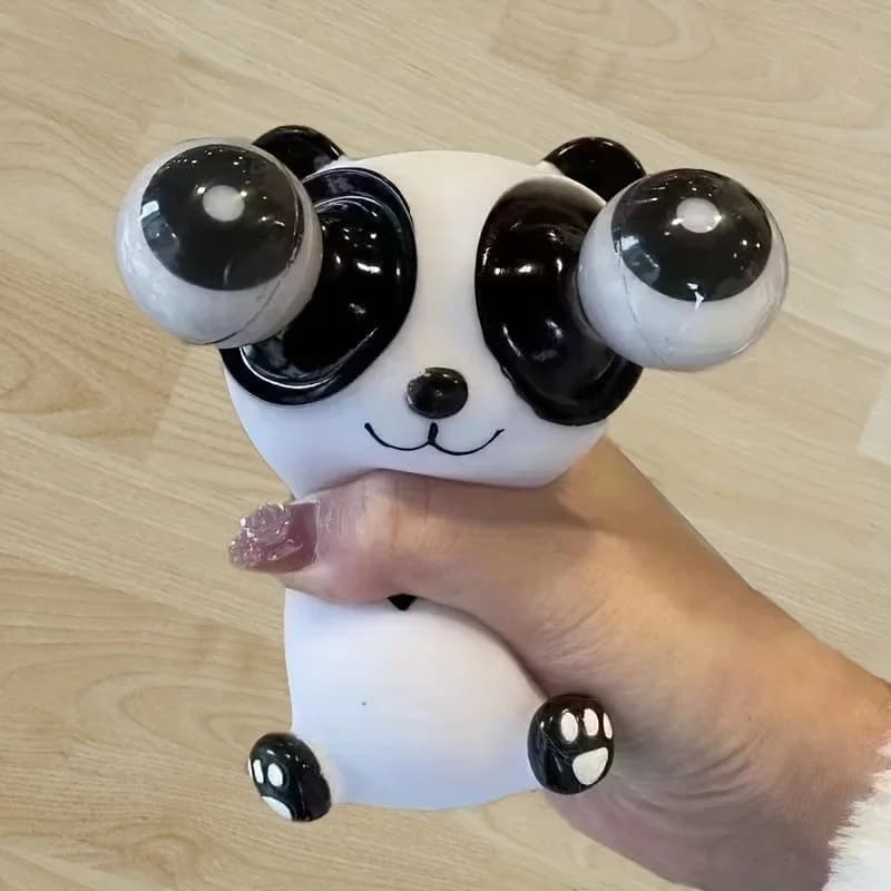 Panda Spremere Giocattoli Divertenti Giocattoli Squishy Antistress con Occhi Pop Out Terapia Sensoriale Giocattoli Fidget per Bambini Adulti con Autismo