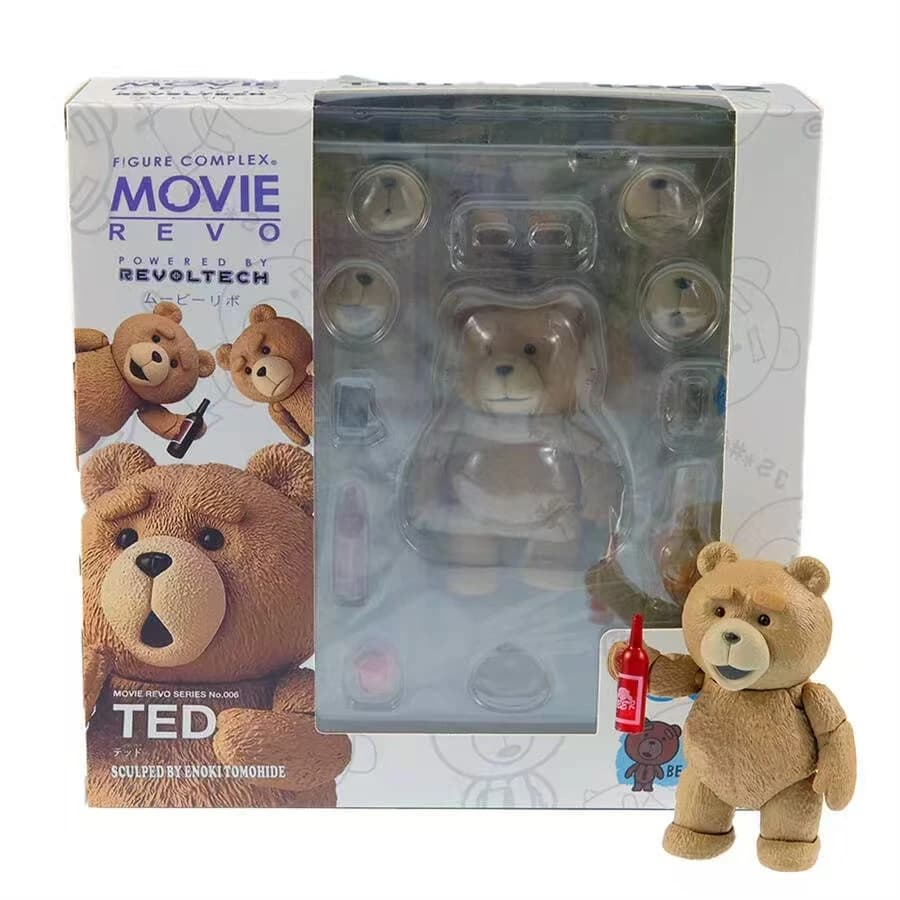 Film TED 2 10 cm in scatola Ted Teddy Bear articolato BJD Figure Model Toys