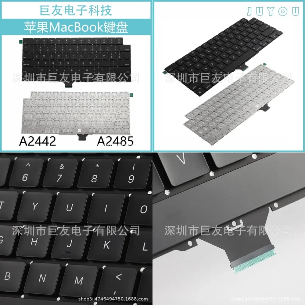 Altoparlante di Ricambio per MacBook Pro Retina A2442 A2485 14 e 16 Pollici M1 M2 M3, Componente Audio per Laptop