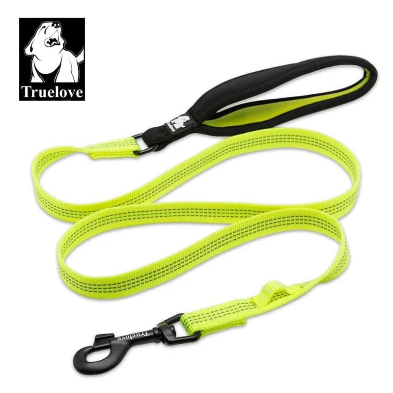 Guinzaglio per cani Truelove TLL2771 Imbracatura e collare integrati riflettenti in nylon per addestramento di tutte le razze di piccole e grandi dimensioni, corsa, camminata