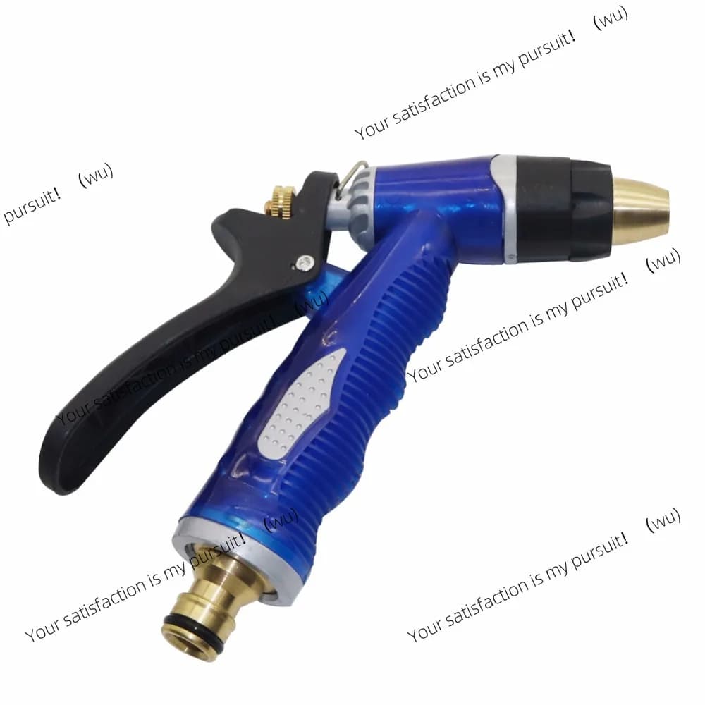 Adjustable copper hose spray nozzle irrigation nozzle suitable for self-washing, cleaning, irrigation of meadows and garden, garden water gun