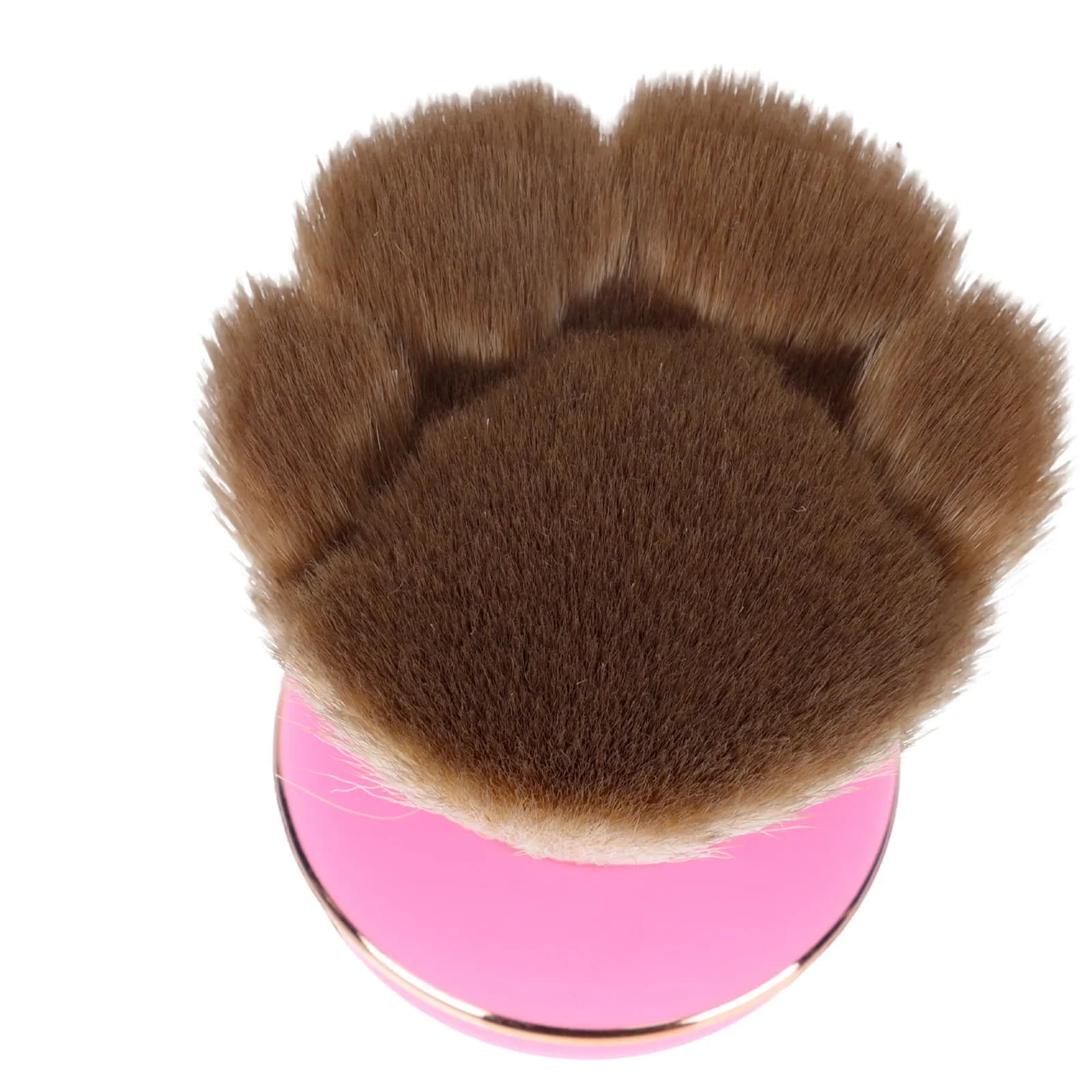 1 portable brush for translucent powder, professional brush for facial contouring, make-up tool with natural finish