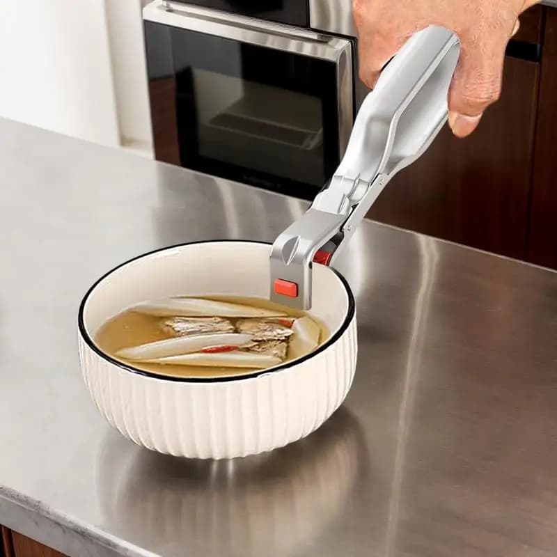 Clip for hot plate Anti-coating bowl Pinza Ergonomic handle Bowl Holder for pan clamp Air fryers Steam supply