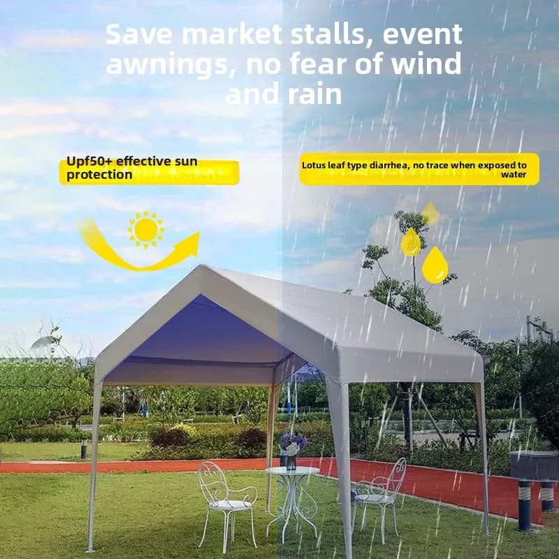 Indoor furniture outdoor tent awning stall courtyard stall commercial canopy four corners simple mobile parking shed