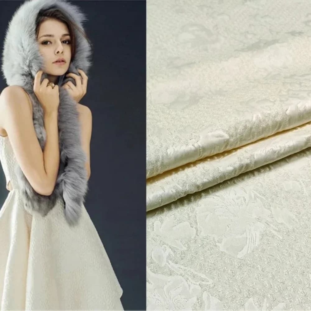 Jacquard Brocade Yarn-dyed Fabric Three-dimensional Embossed Bubble Material Spring and Summer Dress Fabrics Wholesale Per Meter