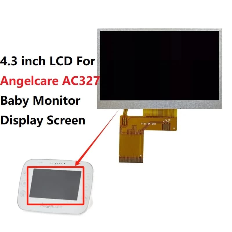 LCD da 4,3 pollici per schermo di visualizzazione del baby monitor Angelcare AC327