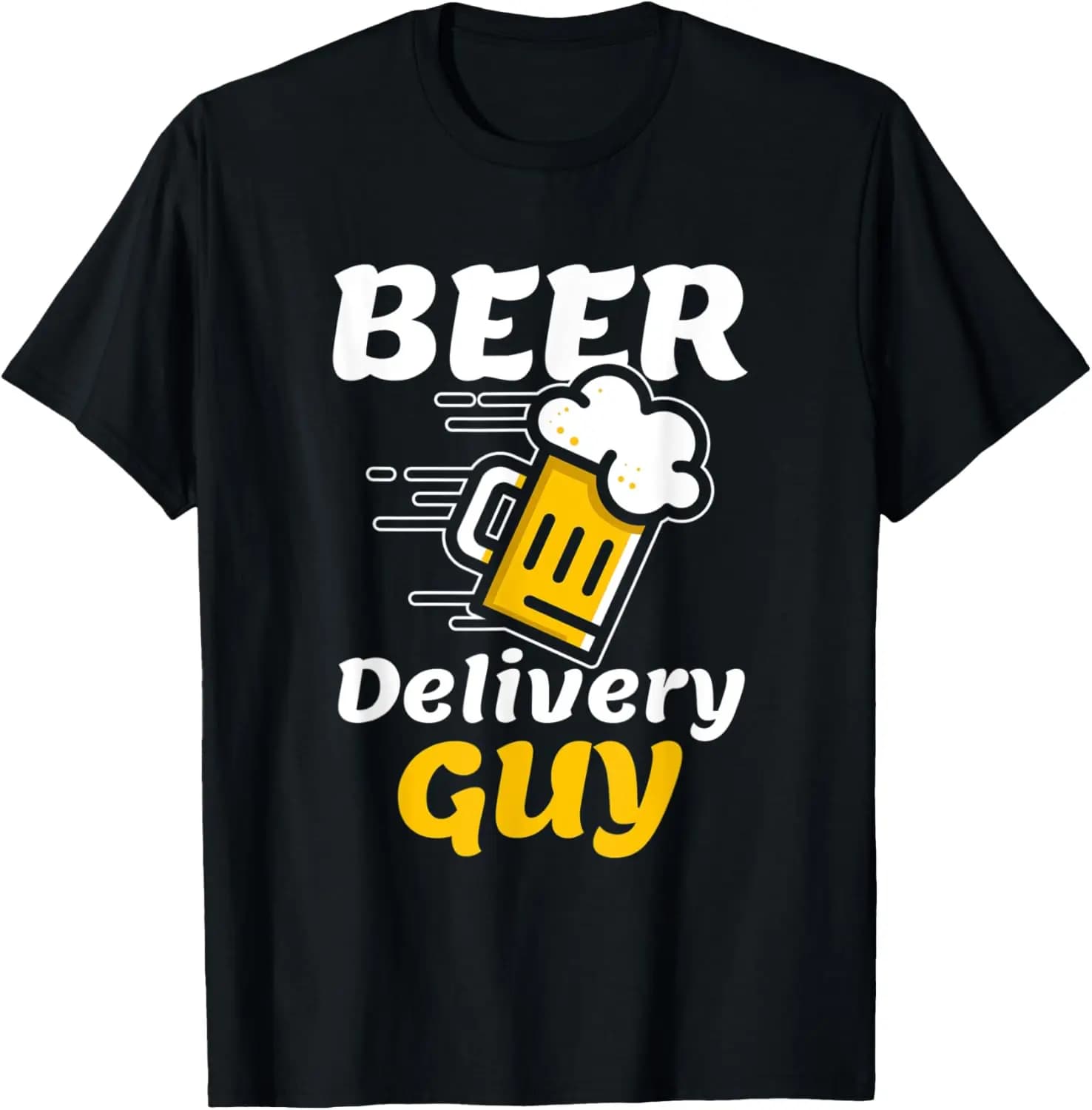 T-shirt da donna estiva con stampa cameriere birreria, divertente maglietta casual con grafica birra e boccale, a maniche corte, alla moda, per il tempo libero e l'uso quotidiano