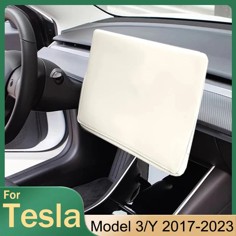 Per Tesla Modello 3 Modello Y 2017-2023 Manica Slip On Parasole Protezione Dello Schermo Tessuto Impermeabile Copertura di Navigazione