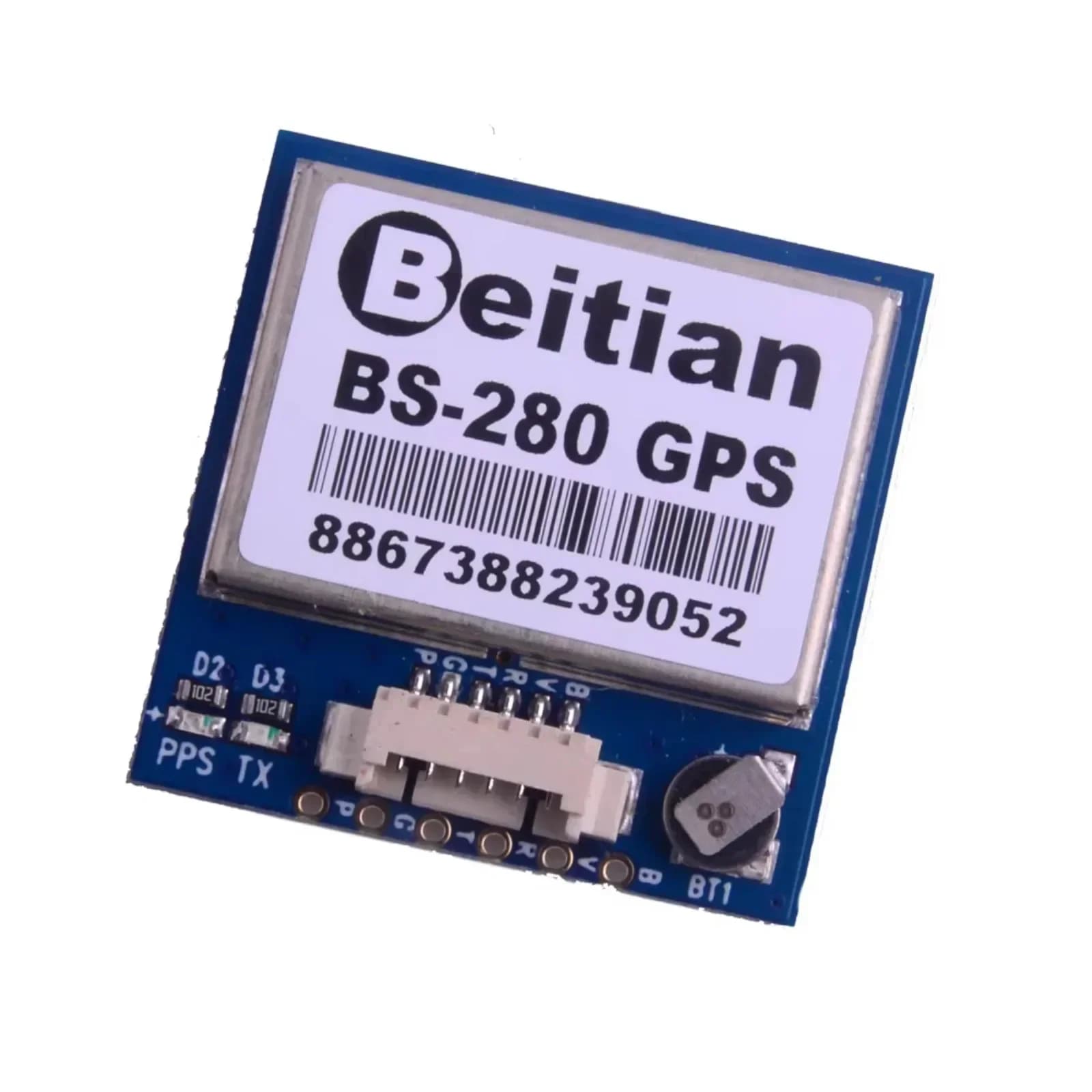 Beitian BS-280/B Multi-GNSS GPS Module (GPS/Glonass/BeiDou) UART TTL/RS232 with Flash and Pixhawk APM drone antenna