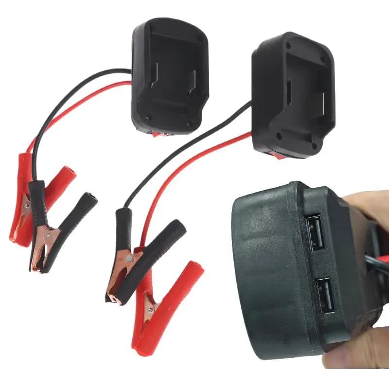 Avviatore di Emergenza per Auto 21V con/senza Doppia USB - Adattatore di Avviamento per Batterie Auto