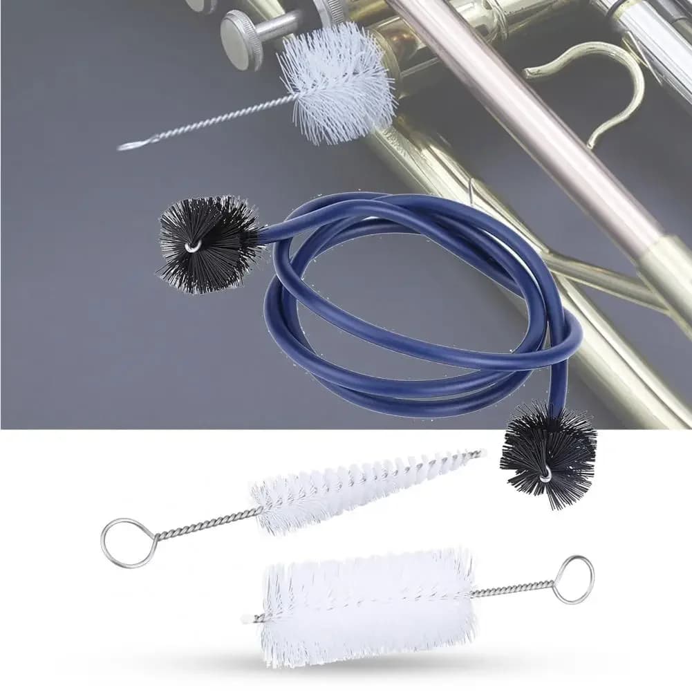 1 Set Maintenance kit for trumpet Snake brush with folding grip Snake brush for mouthpiece cleaning kit for hornet Accessories for musical instruments