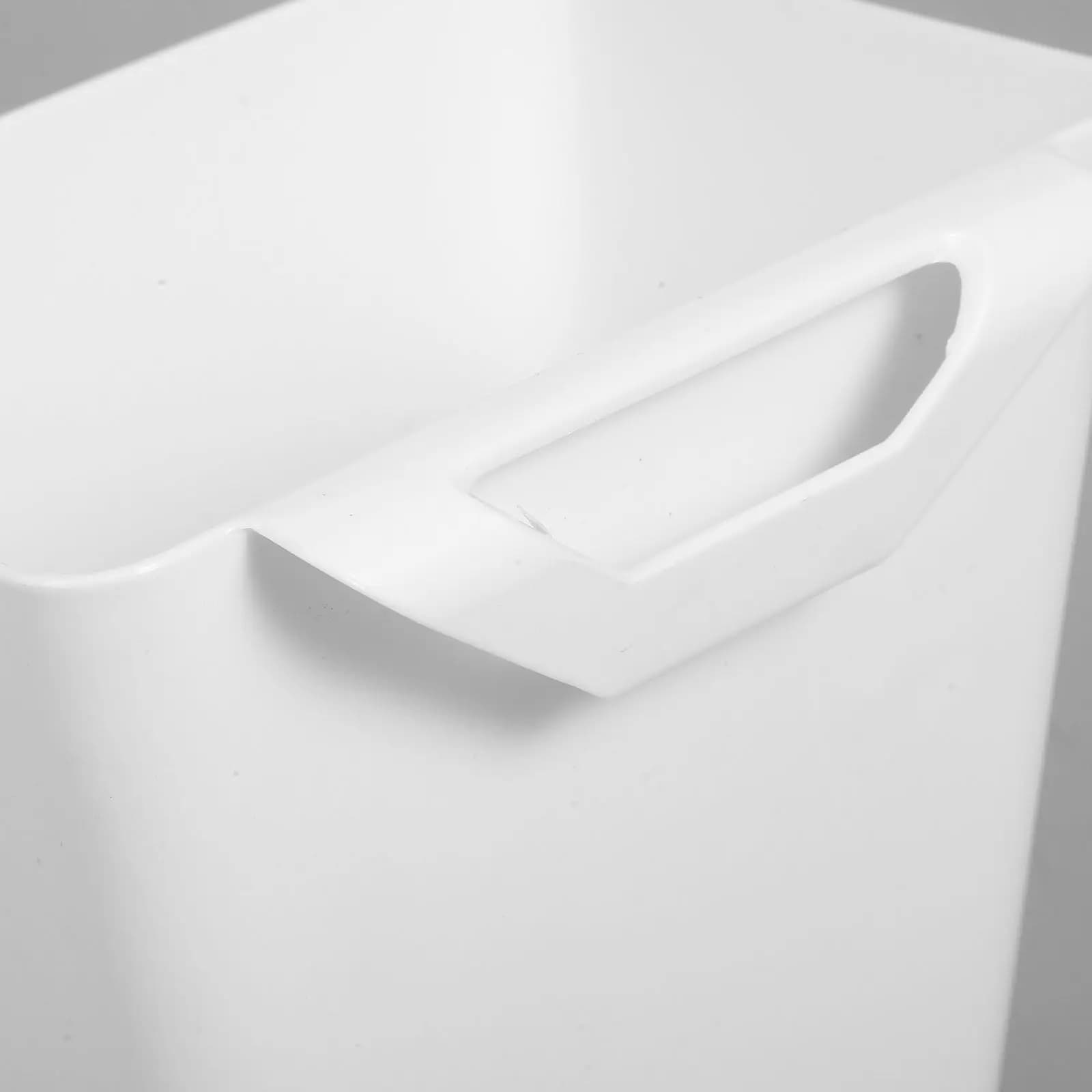 Set di 6 Contenitori Sospesi in Plastica ABS, Piccoli Secchielli Appendibili, Organizzatore per Carrello, Cestino per Rifiuti da Scrivania per Casa
