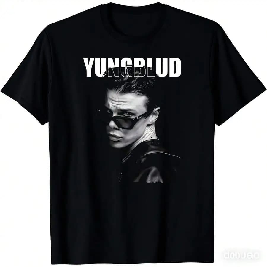 T-shirt unisex Yungblud Zombie, felpa con cappuccio, maglietta grafica per giovani, t-shirt unisex con grafica di band rock, maglietta da concerto