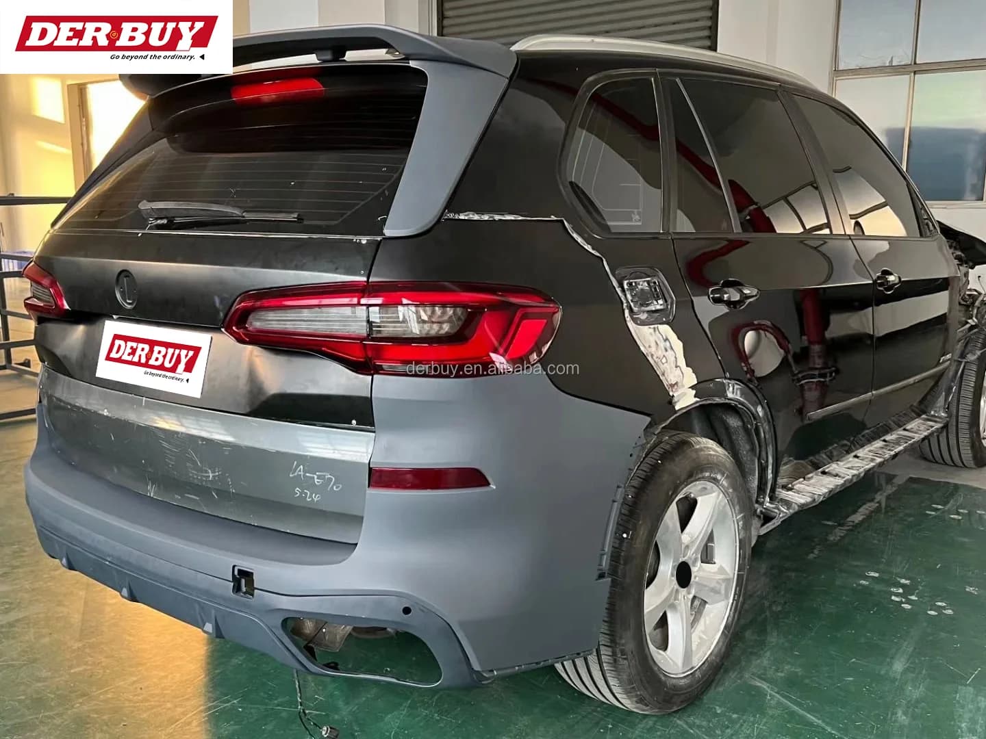Hot Sale Body Kit for X5 E70(08-13) Upgrade to G05(19-22) X5M Headlights Fender Hood Trunk Lid Rear Diffuser Bumper Grille