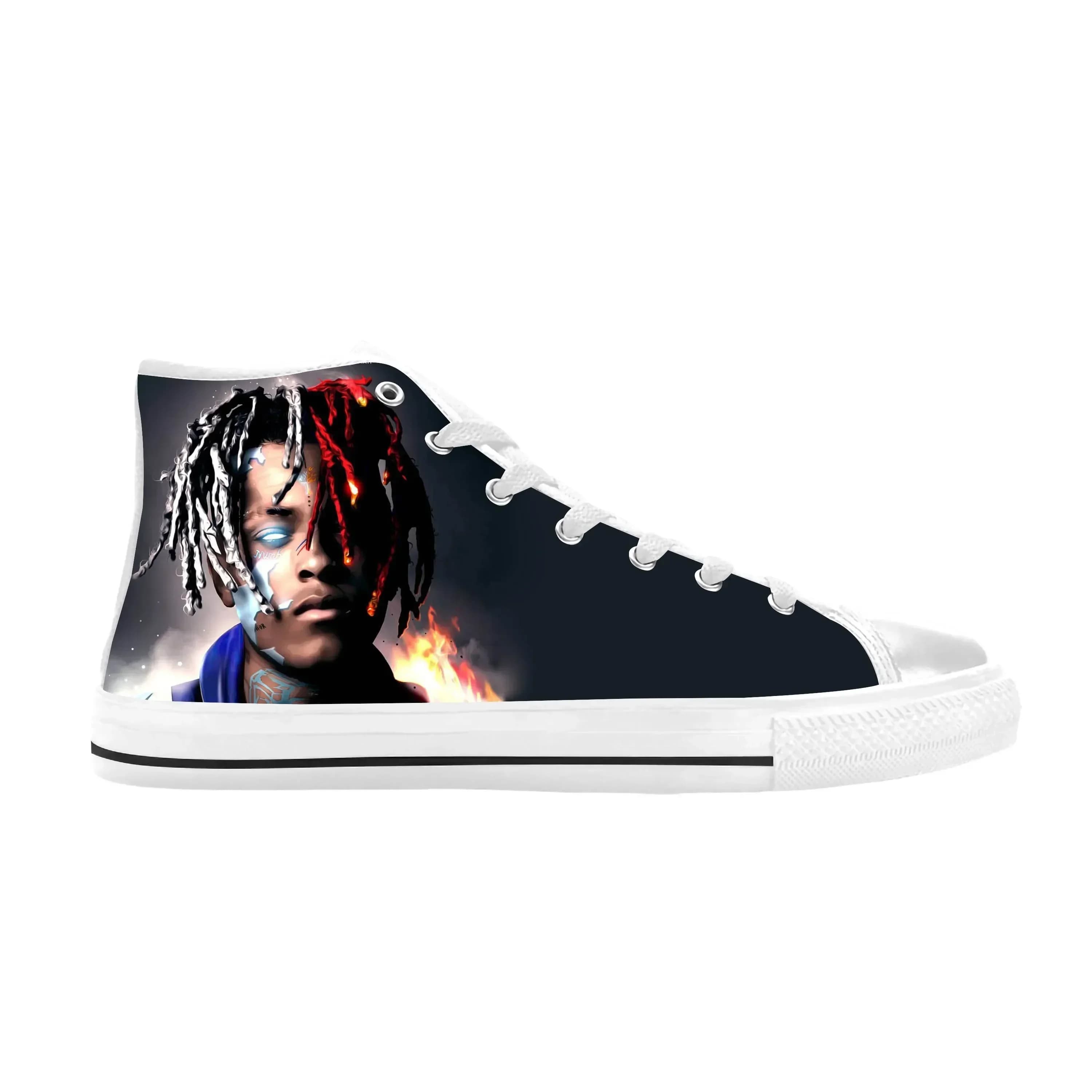 Scarpe Casual Hip Hop con Stampa 3D di Rapper e Cantanti, Sneakers Comode e Traspiranti per Uomo e Donna