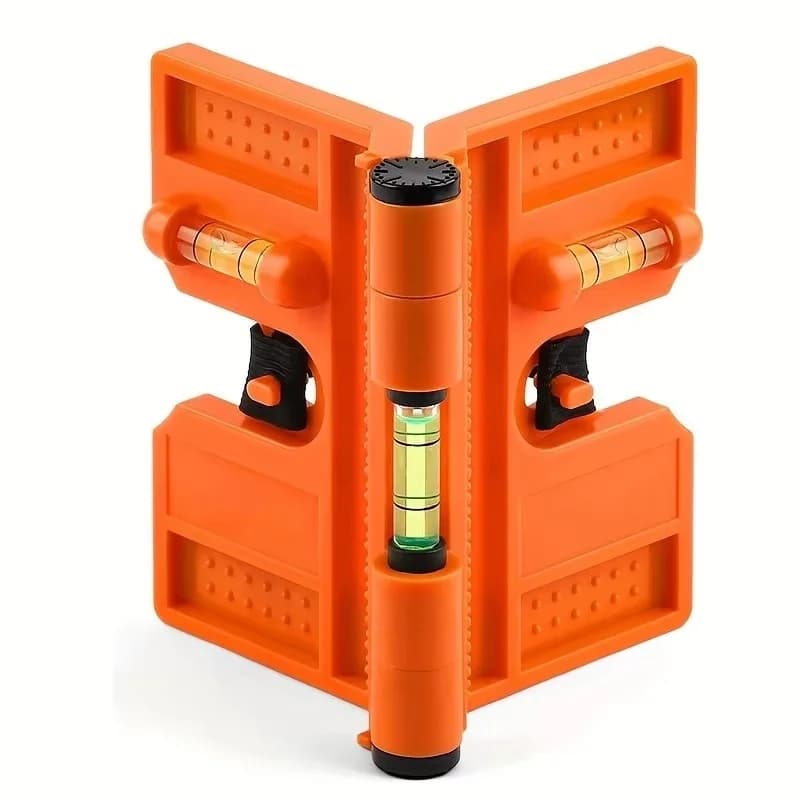 Misuratore d'angolo e livella magnetica, inclinometro regolabile per tubi, misuratore magnetico regolabile per pali e tubi, livella angolare per tubi