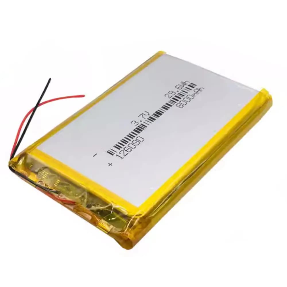 126090 8000mAh 3.7V Batteria ricaricabile ai polimeri di litio per Power Bank Bluetooth Mobile di ricarica di emergenza Tesoro