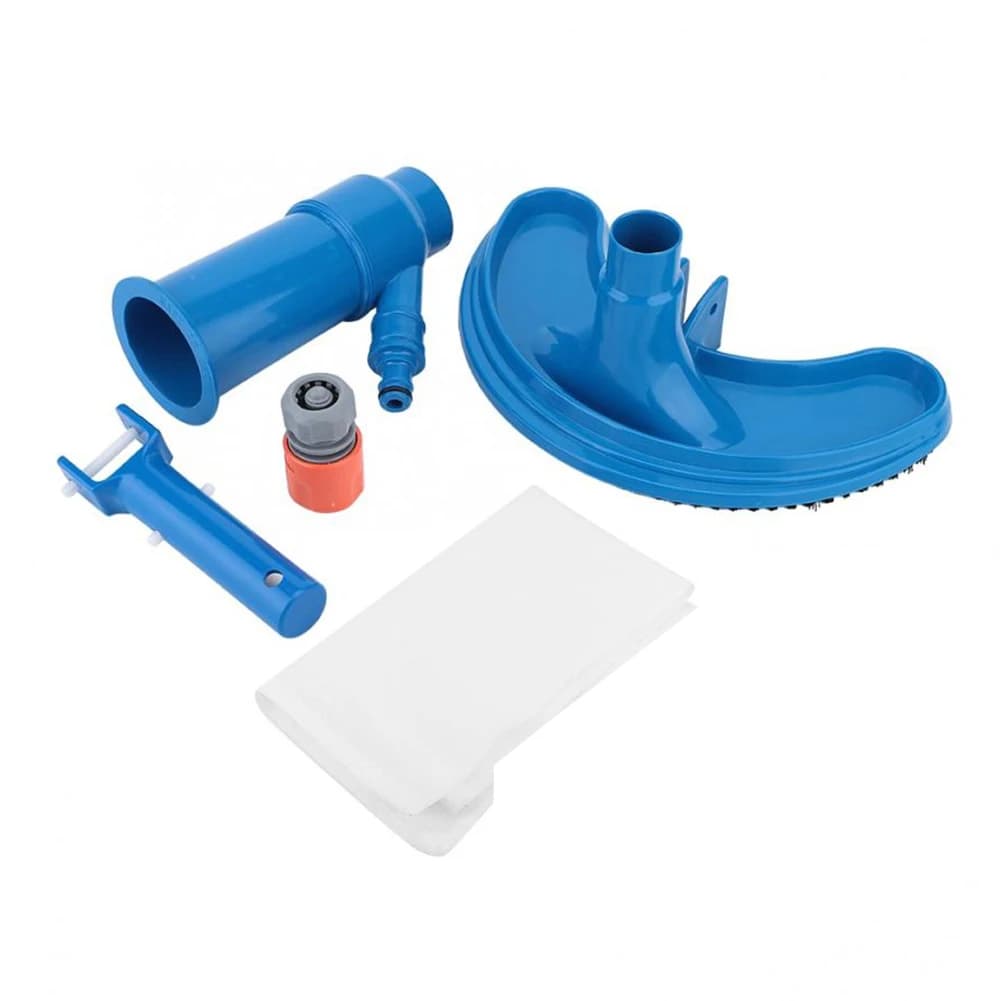 Professional vacuum cleaner for swimming pool with brush Cleaning kit for multipurpose pool Light European plug for pond fountain