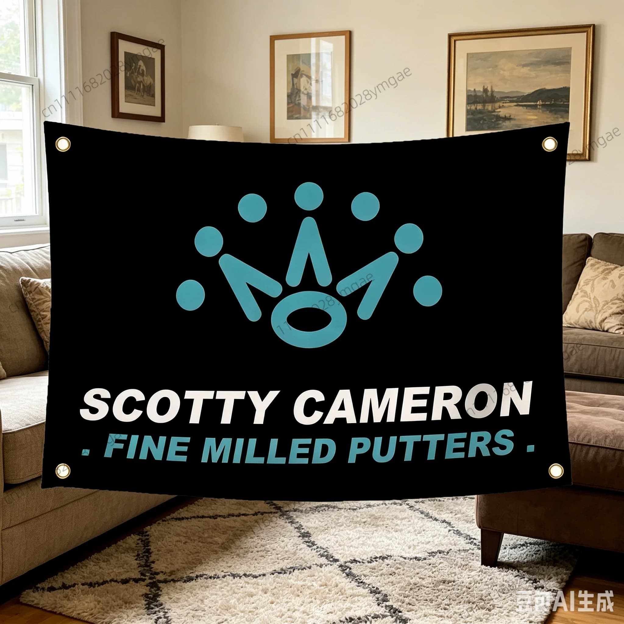 Aesthetic Bohemian Tapestry Golf S-ScoTTY C-CameRONS Banner Wall Tapestries Room Decor Party Wall Hanging Background Cloth Flags