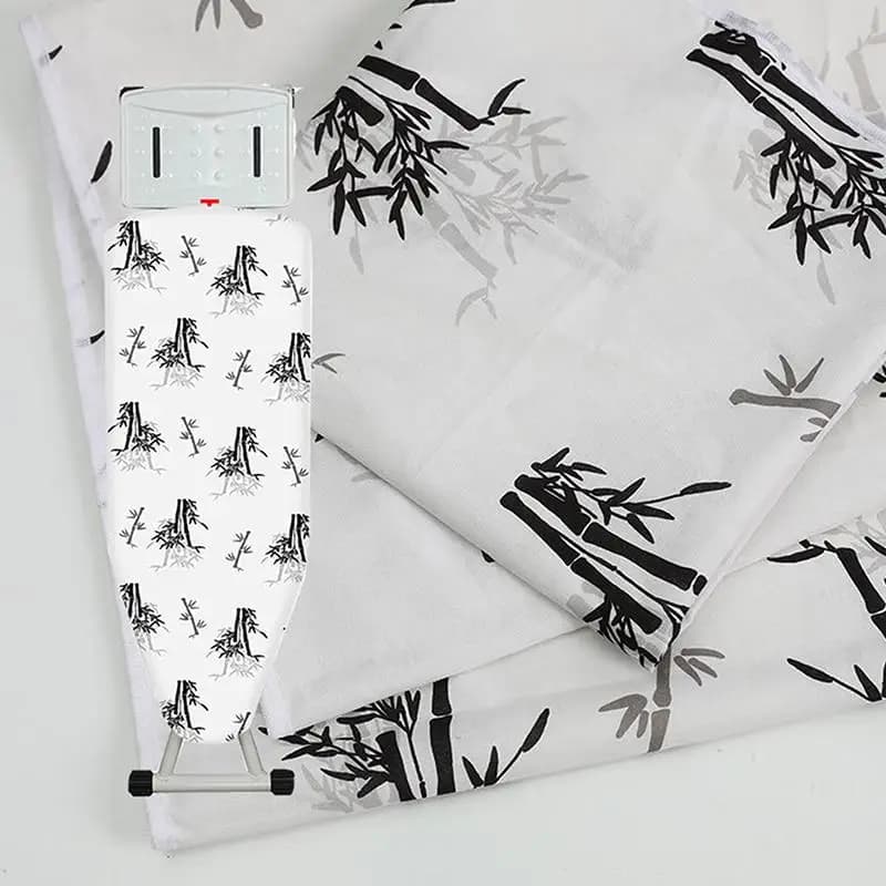New Durable Ironing Board Cloth Heat Resistant Decorative Ironing Board Cover With Floral Animals Universal Laundry Supplies